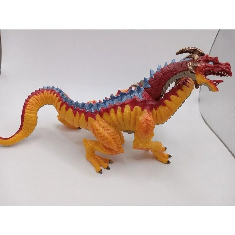 3 Headed Fire Dragon Fantasy Figure Safari Ltd Toys Animals